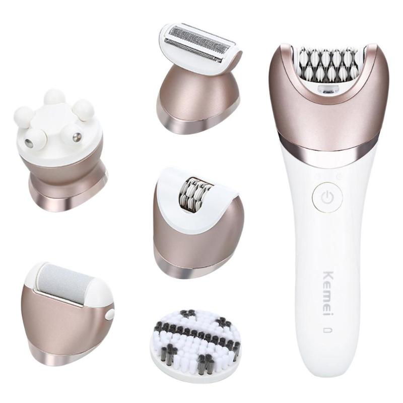 5 In 1 Rechargeable Shaver Electric Epilator Shaving Hair Remover tool for adult women high quality material