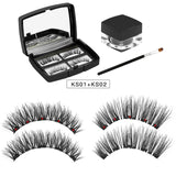 3D Magnetic Eyeliner With 2 Pairs Magnetic False Eyelashes Waterproof Natural Long Extension Fake Eye Lashes Make Up Tool Kits