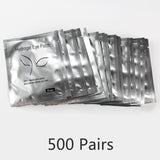 500 Pairs Eyelash Extension Paper Make Up Patches Tips Under Eye Pads Grafted Eye Stickers Lash Extension Eye Lashe Makeup Tool