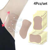4pcs Sweat Pad Underarm Adhesive Sweat Pad Armpit Antiperspirant Deodorant Sweat-absorbent Stickers High Quality New