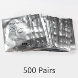 500pairs Eyelash Under Eye Pads Eyelash Extensions Paper Patches Grafted Eye Stickers Eye Tips Sticker Wraps Make Up Tools