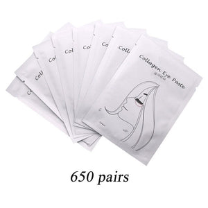 650 Pairs Eye Patches Gel Patch Grafting Eyelash Under Eye Pads Lash Eyelash Extension Pillow Sticker Wraps Make Up Tools