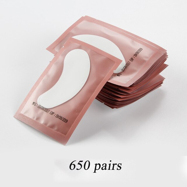 650 Pairs Eye Patches Gel Patch Grafting Eyelash Under Eye Pads Lash Eyelash Extension Pillow Sticker Wraps Make Up Tools