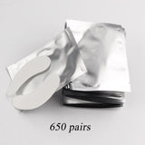 650 Pairs Eye Patches Gel Patch Grafting Eyelash Under Eye Pads Lash Eyelash Extension Pillow Sticker Wraps Make Up Tools