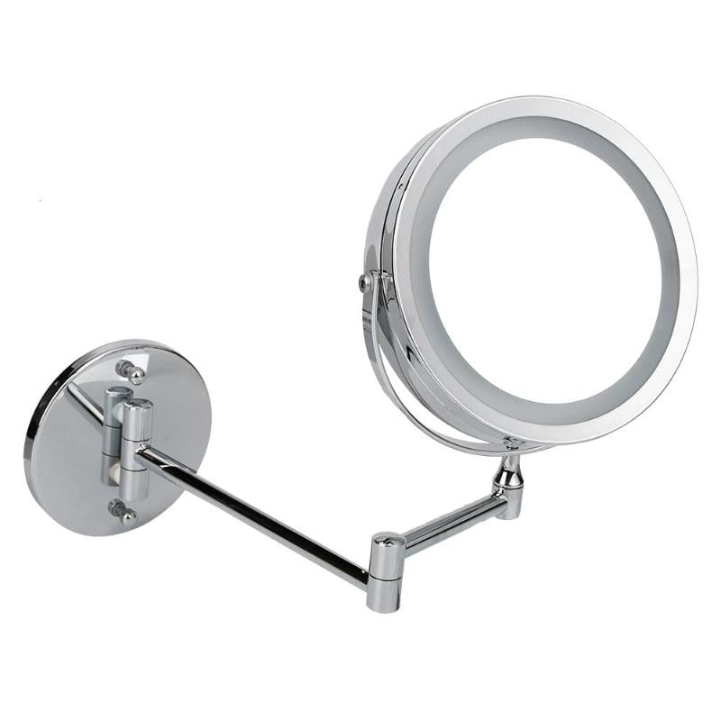 8 inch Make Up Mirror Bathroom 10X Magnifier Wall Mounted Cosmetic Mirror