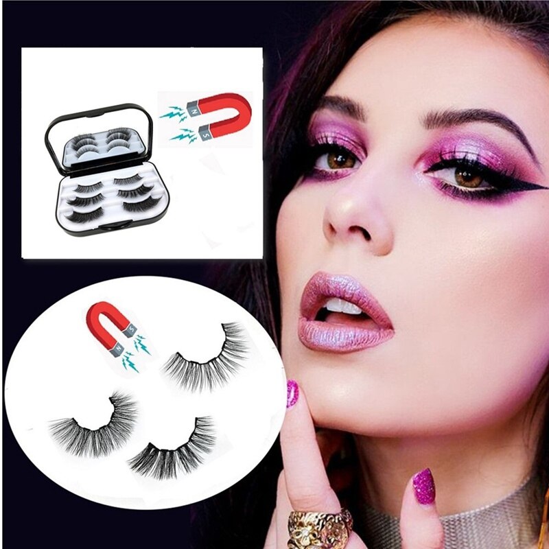 3D Magnetic Liquid Eyeliner False Eyeashes Kit Extension Lashes Natural Waterproof Long Lasting Make Up Kits