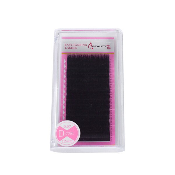 BEAUTY7 C Curl 0.07mm*10mm11mm12mm Mixed False Eyelashes for Volume Eyelash Easy to Pick Fluffy Effect Make up Eyelash Extension