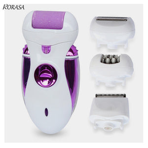 4In1 Epilator Multifunction Bikini Underarm Hair Removal Shaver Shaving Machine Foot Care Pedicure Personal Epilator Trimmer