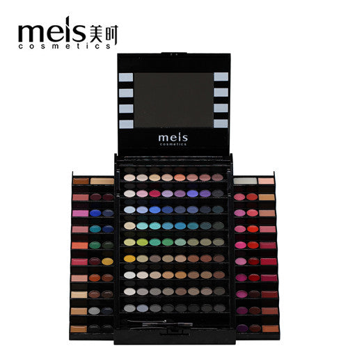 2017 New MEIS Brand Makeup Set 130 Colors Professional Makeup Matte Eye shadow Concealer Make up Palette Lip Glass Blusher 0130