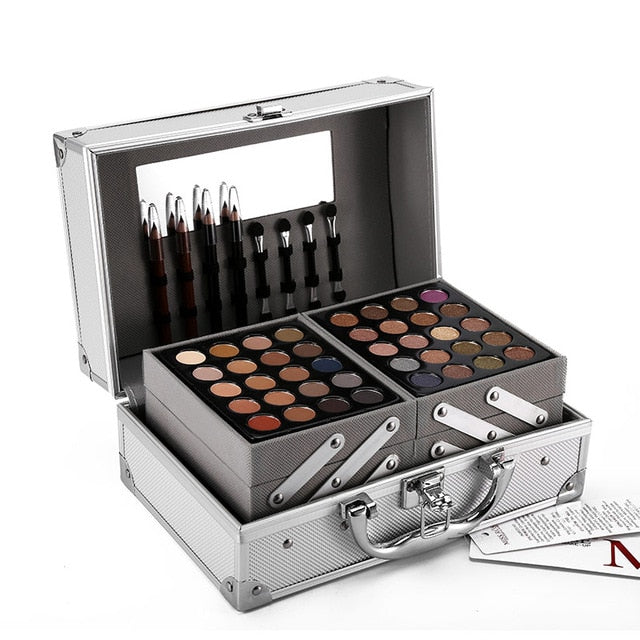 Miss Rose Makeup Palettes Set Matte Shimmer Eyeshadow Face Powder Lipstick Blockbuster Professional Make Up Kit Bronzer Blusher