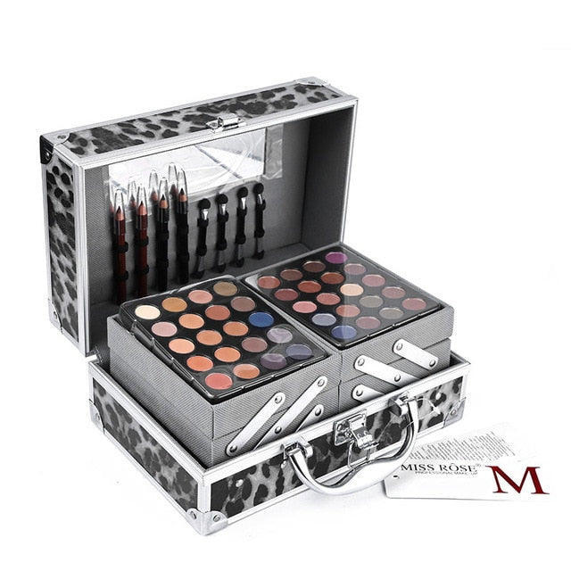 Miss Rose Makeup Palettes Set Matte Shimmer Eyeshadow Face Powder Lipstick Blockbuster Professional Make Up Kit Bronzer Blusher