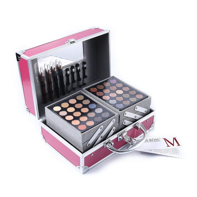 Miss Rose Makeup Palettes Set Matte Shimmer Eyeshadow Face Powder Lipstick Blockbuster Professional Make Up Kit Bronzer Blusher