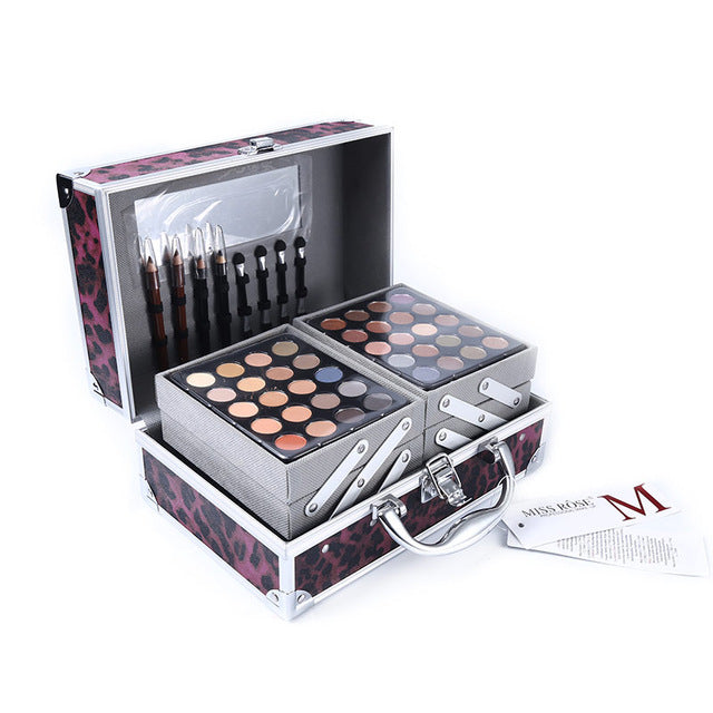 Miss Rose Makeup Palettes Set Matte Shimmer Eyeshadow Face Powder Lipstick Blockbuster Professional Make Up Kit Bronzer Blusher