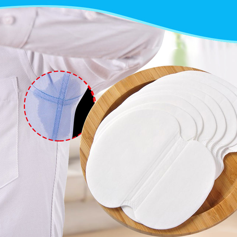 Hot Sale 50 pcs Unisex Armpit Perspiration Antiperspirant Deodorant Underarm Absorbing Sweat Shield Pad Sweat Absorption Paste