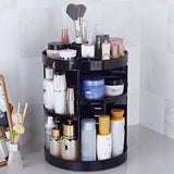 360 Degree Rotate Makeup Organizer Plastic Storage Box/ Cosmetic Make Up Case/ Jewelry Box/ Lipstick Brush Holder Storage Boxes