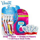 Gillette Venus Razor for Women Girls Ultra Thin Layers Blade with Lubricating Soap Safty Razor Shaving & Hair Removal