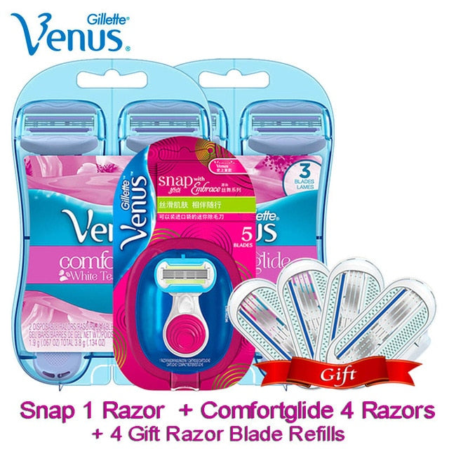 Gillette Venus Razor for Women Girls Ultra Thin Layers Blade with Lubricating Soap Safty Razor Shaving & Hair Removal