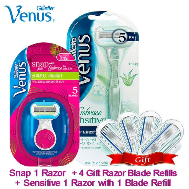 Gillette Venus Razor for Women Girls Ultra Thin Layers Blade with Lubricating Soap Safty Razor Shaving & Hair Removal