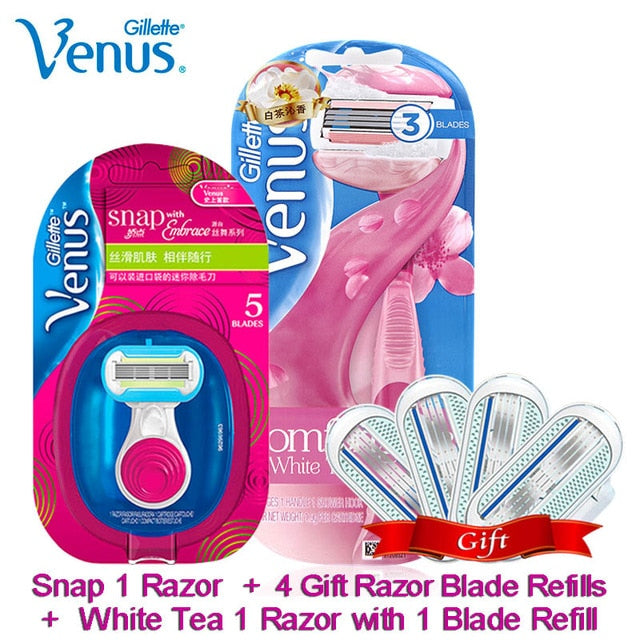 Gillette Venus Razor for Women Girls Ultra Thin Layers Blade with Lubricating Soap Safty Razor Shaving & Hair Removal