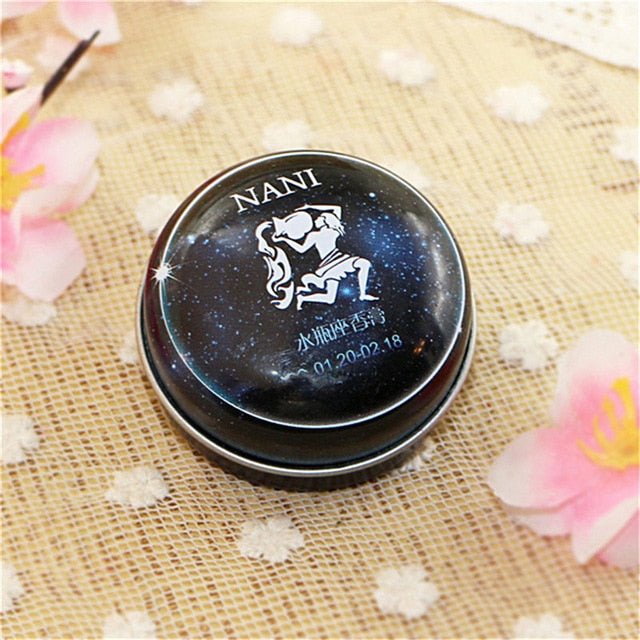 High Quality 12 Signs Constellation Zodiac Magic Solid Deodorant Solid Fragrance Magic Balm For Women Men