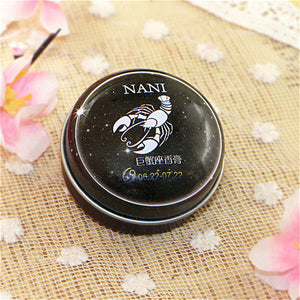 High Quality 12 Signs Constellation Zodiac Magic Solid Deodorant Solid Fragrance Magic Balm For Women Men