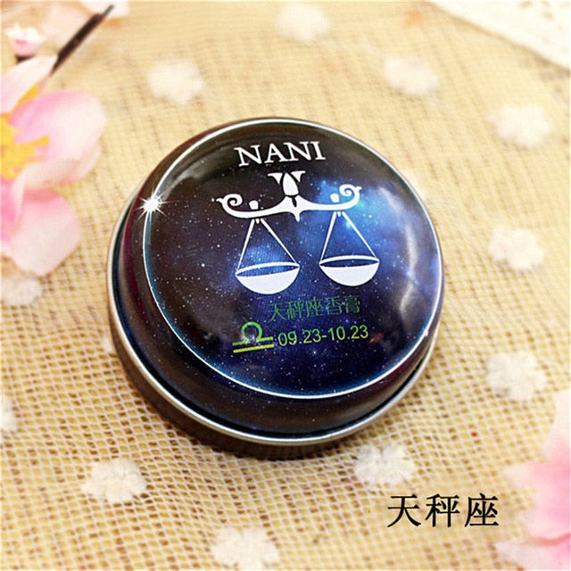 High Quality 12 Signs Constellation Zodiac Magic Solid Deodorant Solid Fragrance Magic Balm For Women Men