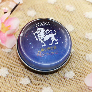 High Quality 12 Signs Constellation Zodiac Magic Solid Deodorant Solid Fragrance Magic Balm For Women Men