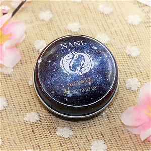 High Quality 12 Signs Constellation Zodiac Magic Solid Deodorant Solid Fragrance Magic Balm For Women Men